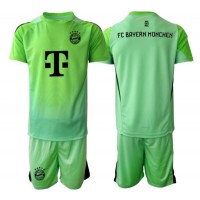 Stroje piłkarskie Bayern Munich Bramkarskie Koszulka Podstawowej dla dzieci 2025-26 Krótki Rękaw (+ szorty)